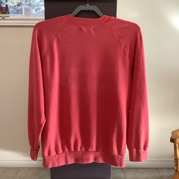 Hollister Coral Red Crewneck Sweatshirt Size S | HCO Logo | Classic Y2K Prep - Picture 7 of 15
